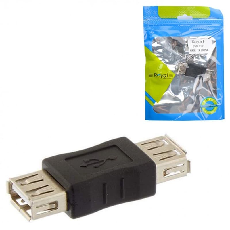 تبدیل USB دو سر مادگی رویال مدل F/F — تصویر ۶