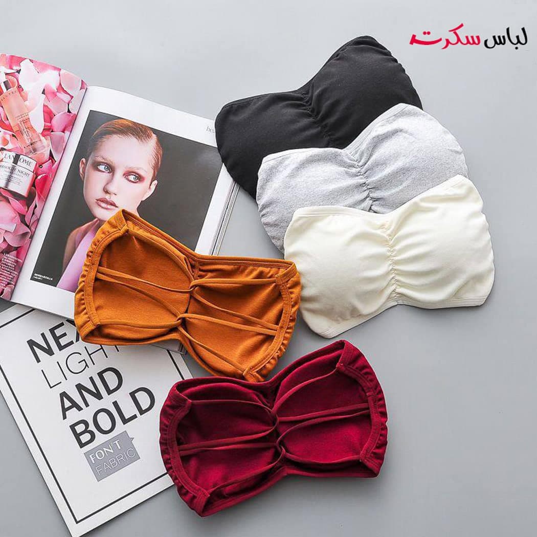 نیم دخترانه دکلته پشت بندی LS7201