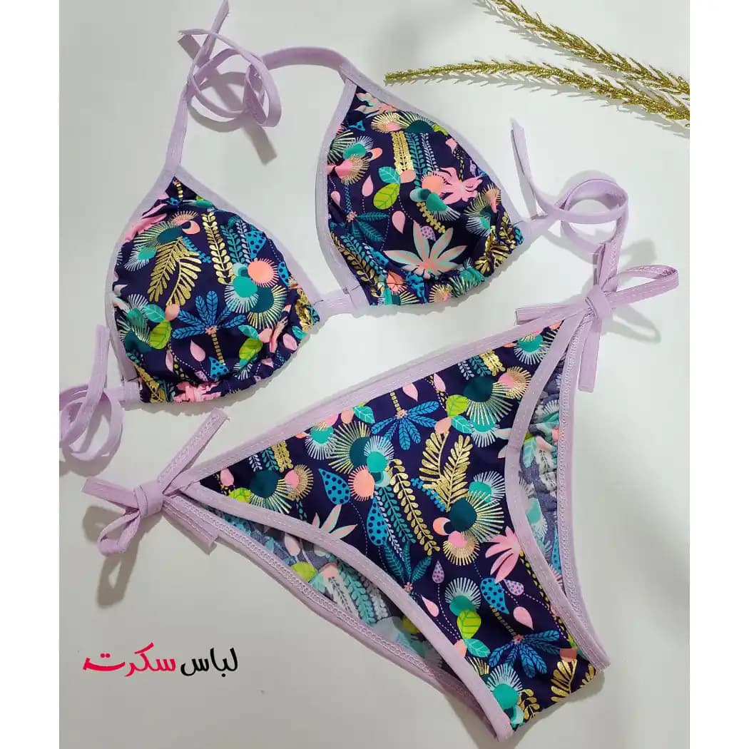بیکینی گره ای زنانه فانتزی ls0132 — تصویر ۵