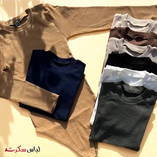 بادی آستین بلند یقه گرد ls067 — تصویر ۵