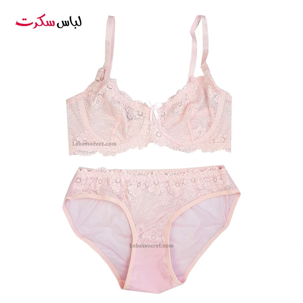 ست شورت و سوتین توری ls0111 — تصویر ۳