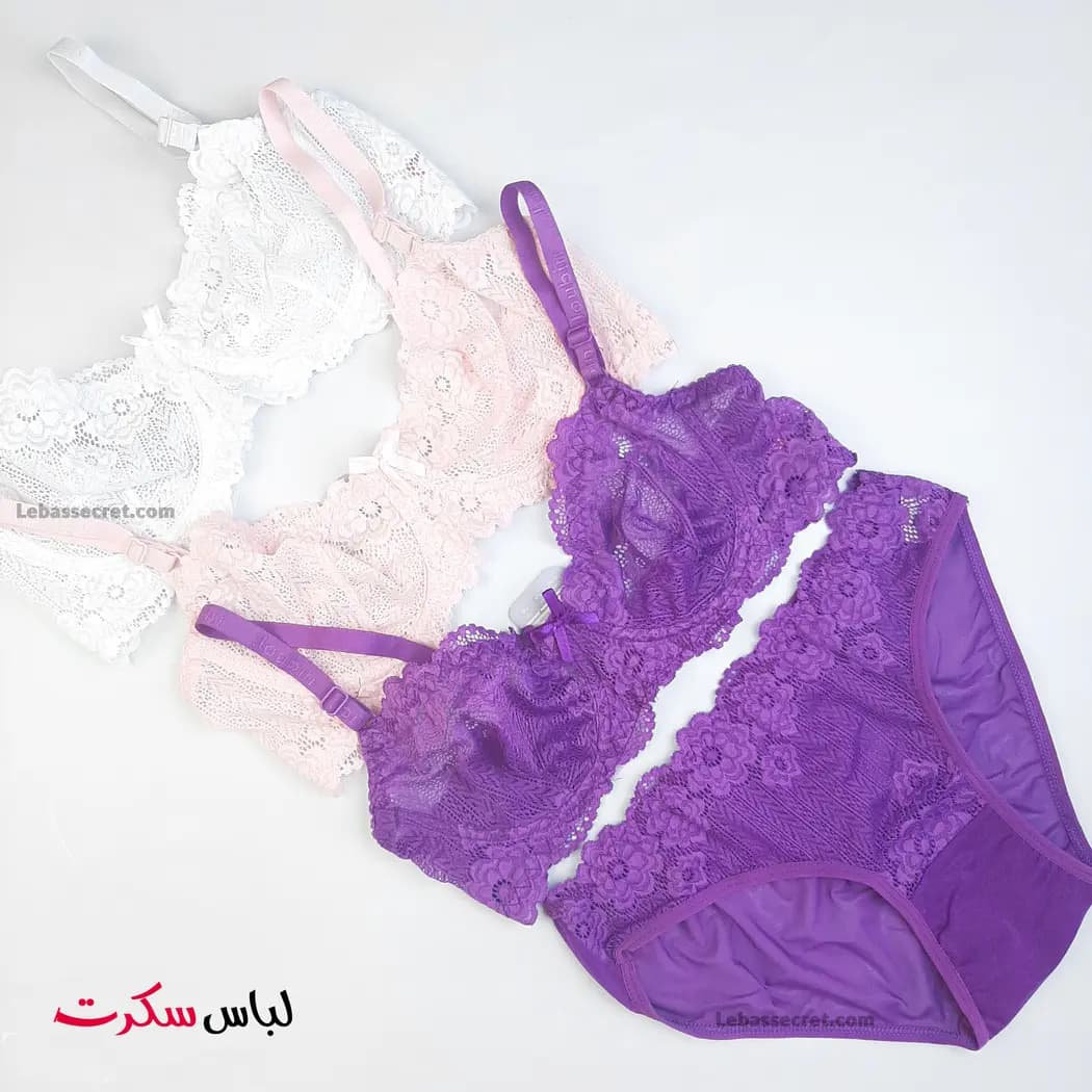 ست شورت و سوتین توری ls0111 — تصویر ۶