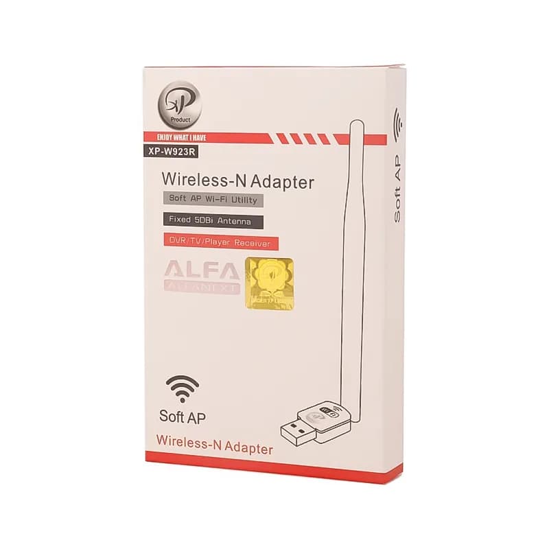 کارت شبکه بی سیم آنتن دار ایکس پی مدل W923R 150Mbps — تصویر ۹
