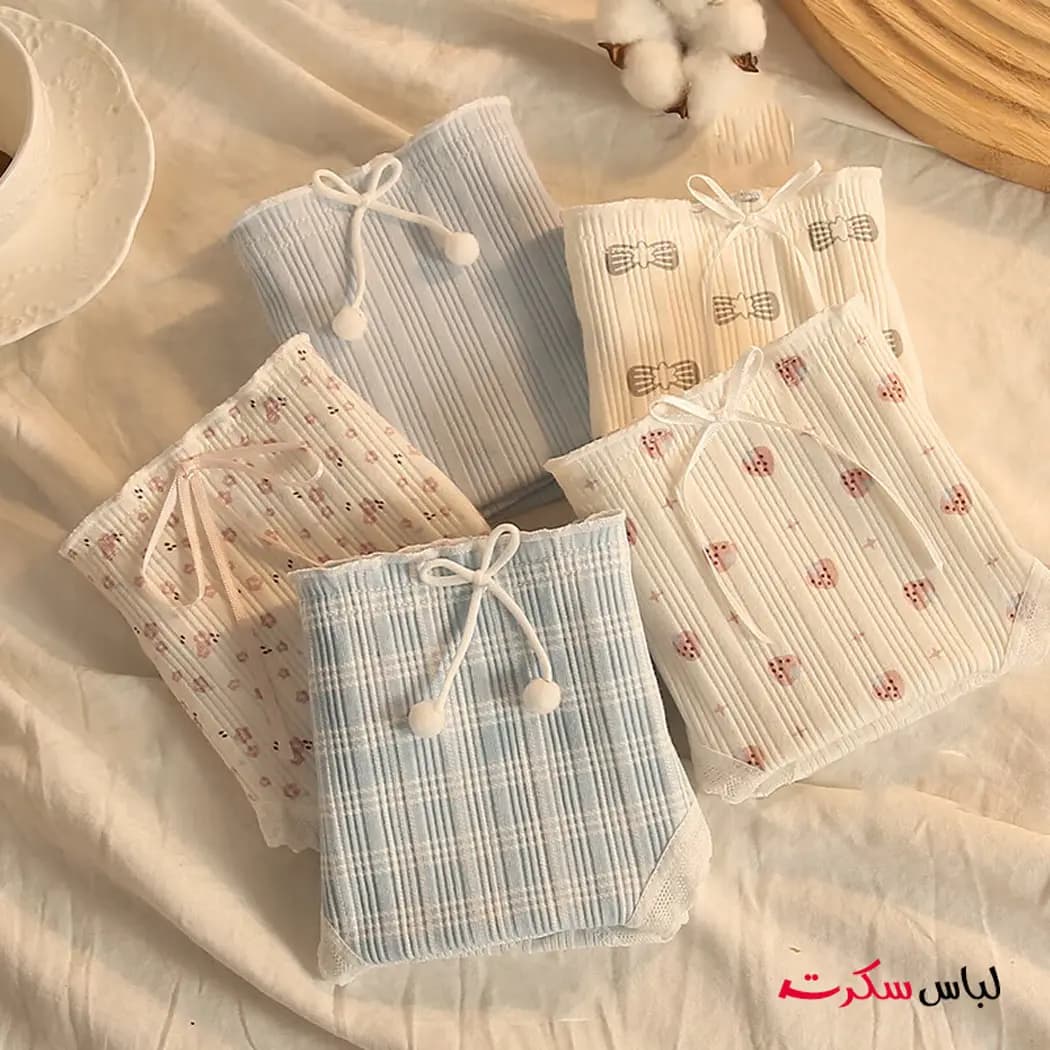 شورت نخی عروسکی پک 3 عددی ls267 — تصویر ۲
