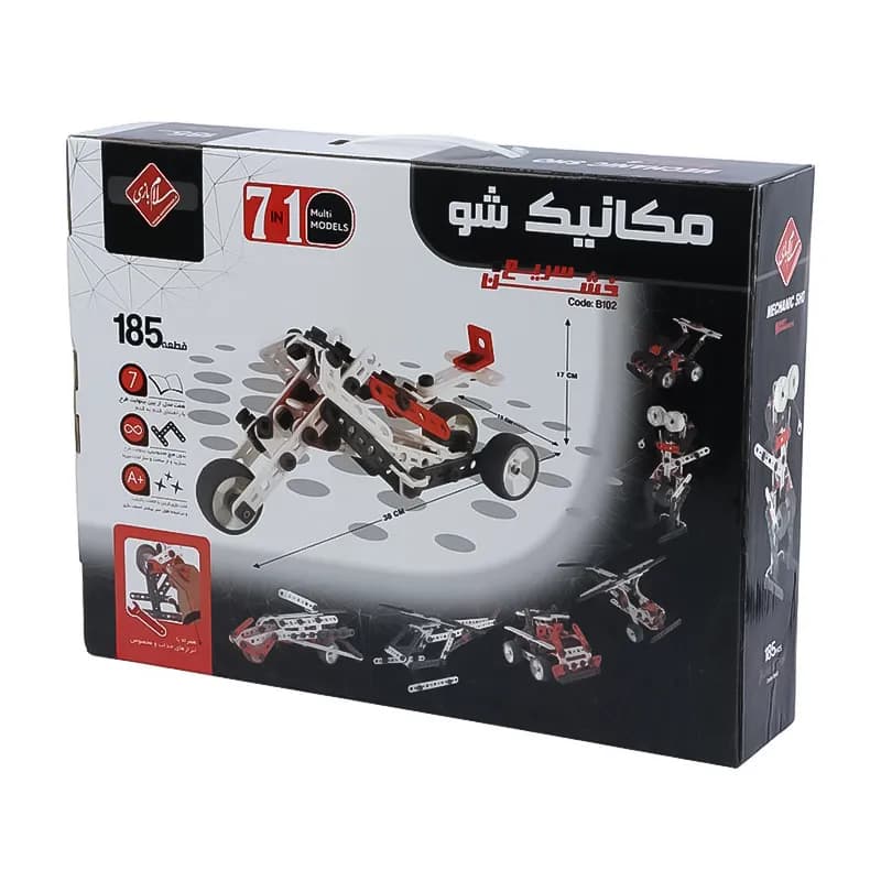 لگو مکانیک شو سلام بازی مدل B102 تعداد 185 قطعه
