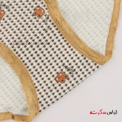 شورت نخی خرسی بسته 3عددی ls595 — تصویر ۵