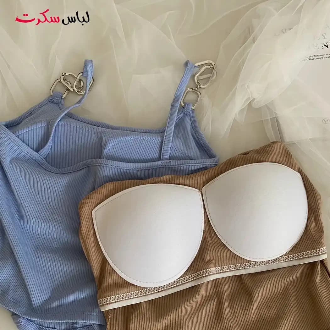 کراپ تاپ کبریتی فانتزی 2301 — تصویر ۳