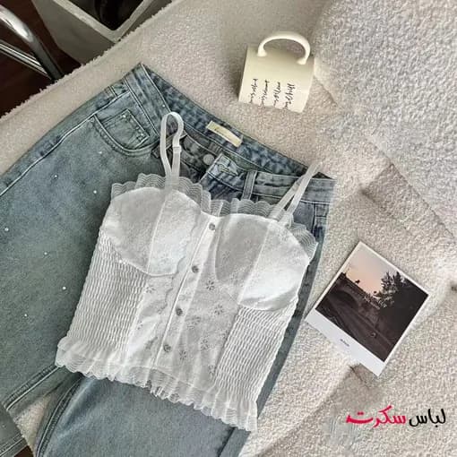 کراپ تاپ فانتزی مجلسی ls7346 — تصویر ۳