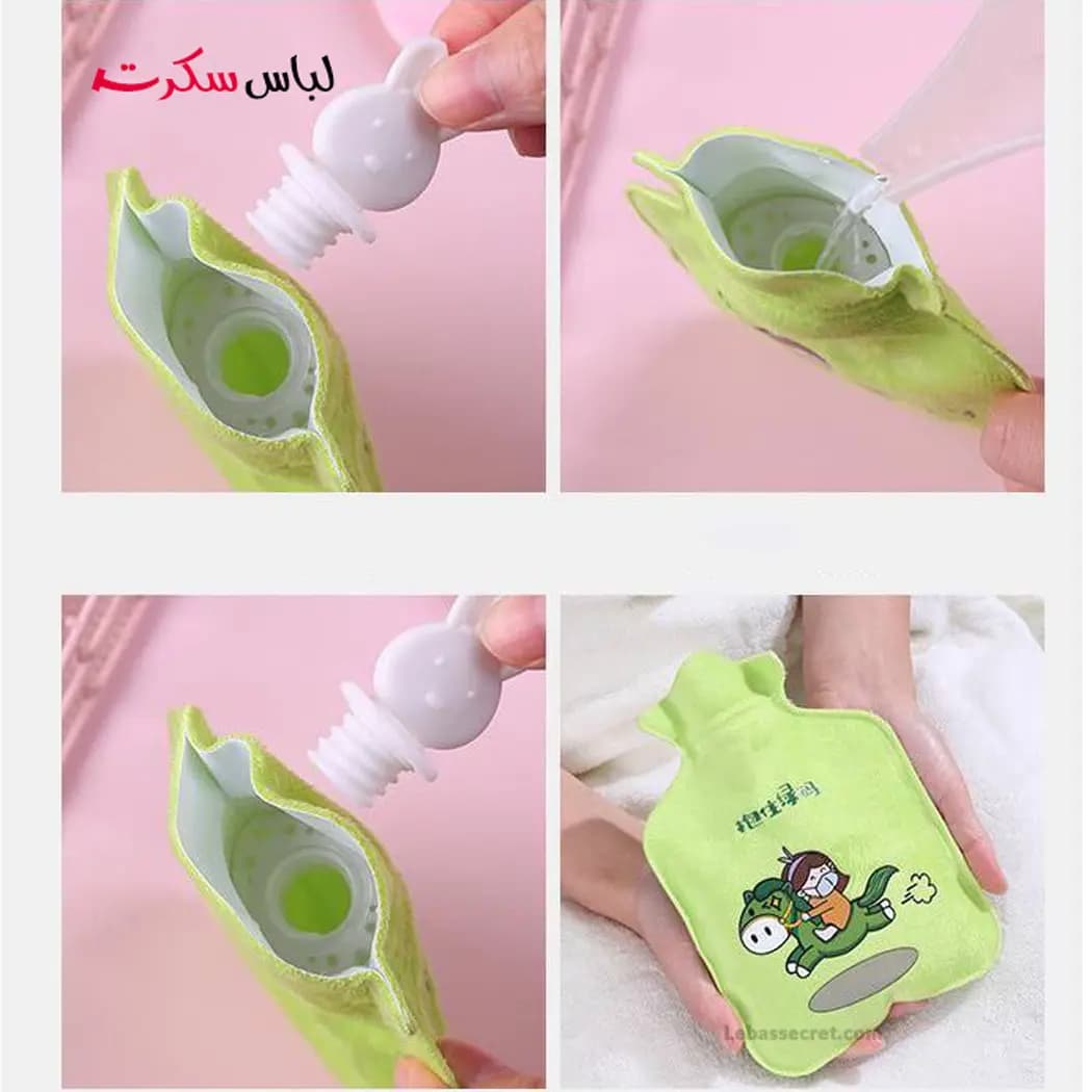 کیسه آبگرم کوچک مخملی فانتزی 258 — تصویر ۴