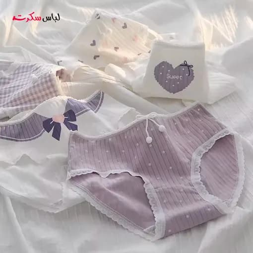 شورت فانتزی زنانه بسته 3عددی ls0237 — تصویر ۱۰