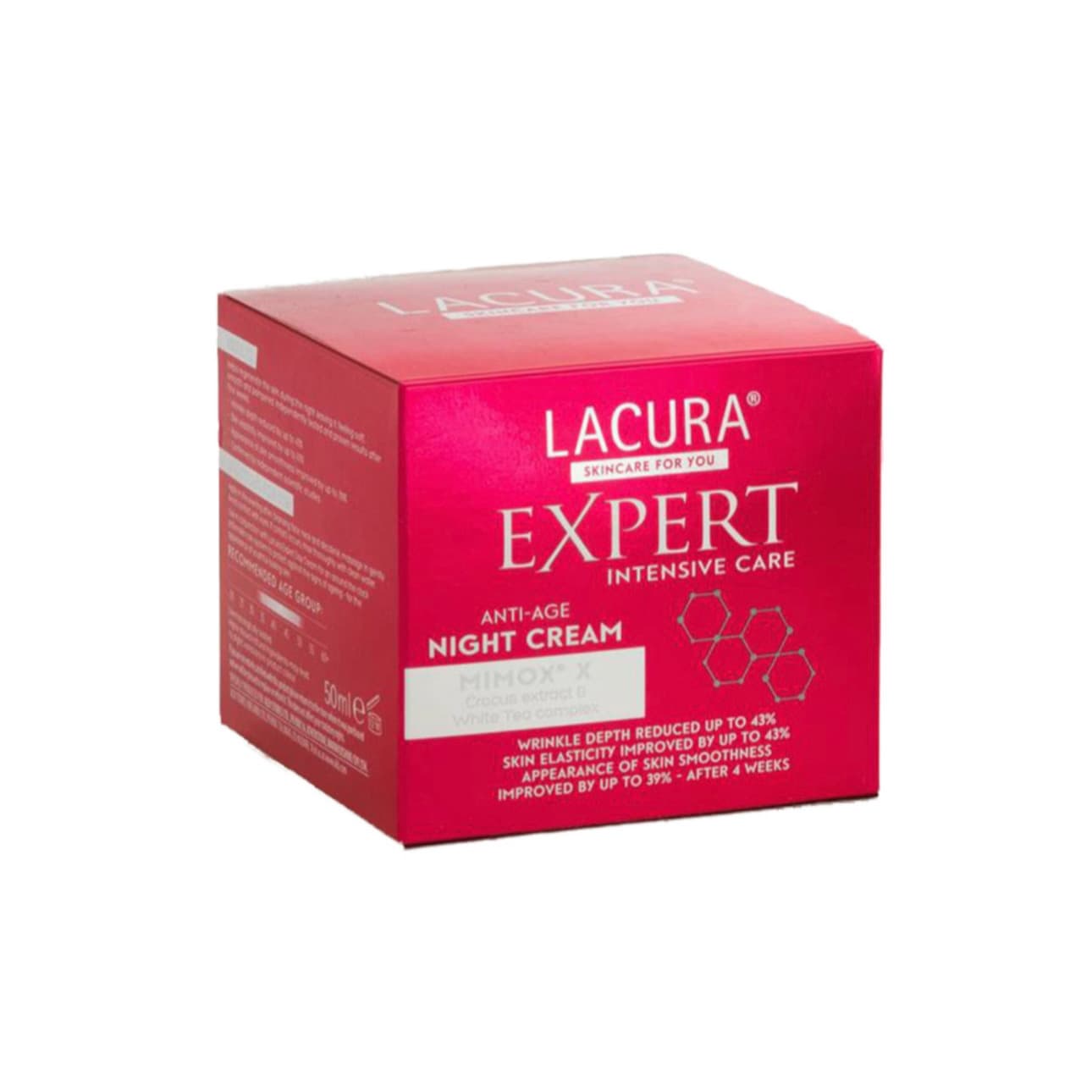 کرم ضدچروک شب لاکورا مدل Expert | ترمیمکننده و سفتکننده پوست