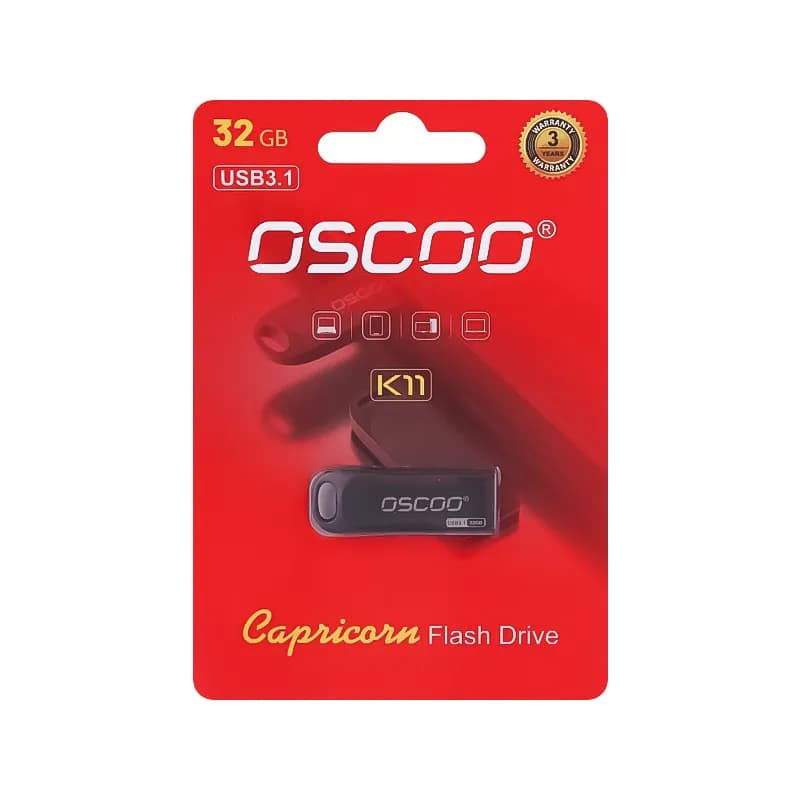 فلش مموری USB3.1 اوسکو مدل Capricorn K11 ظرفیت 32 گیگابایت — تصویر ۲