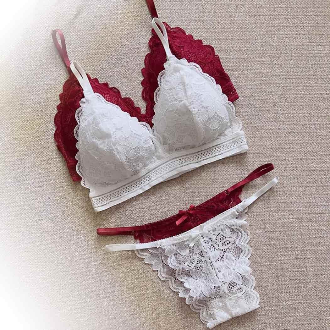ست لباس زیر توری فانتزی ls8001