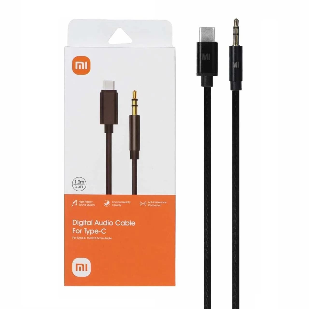 کابل Xiaomi Aux To Type-C – مشکی – RYL — تصویر ۲