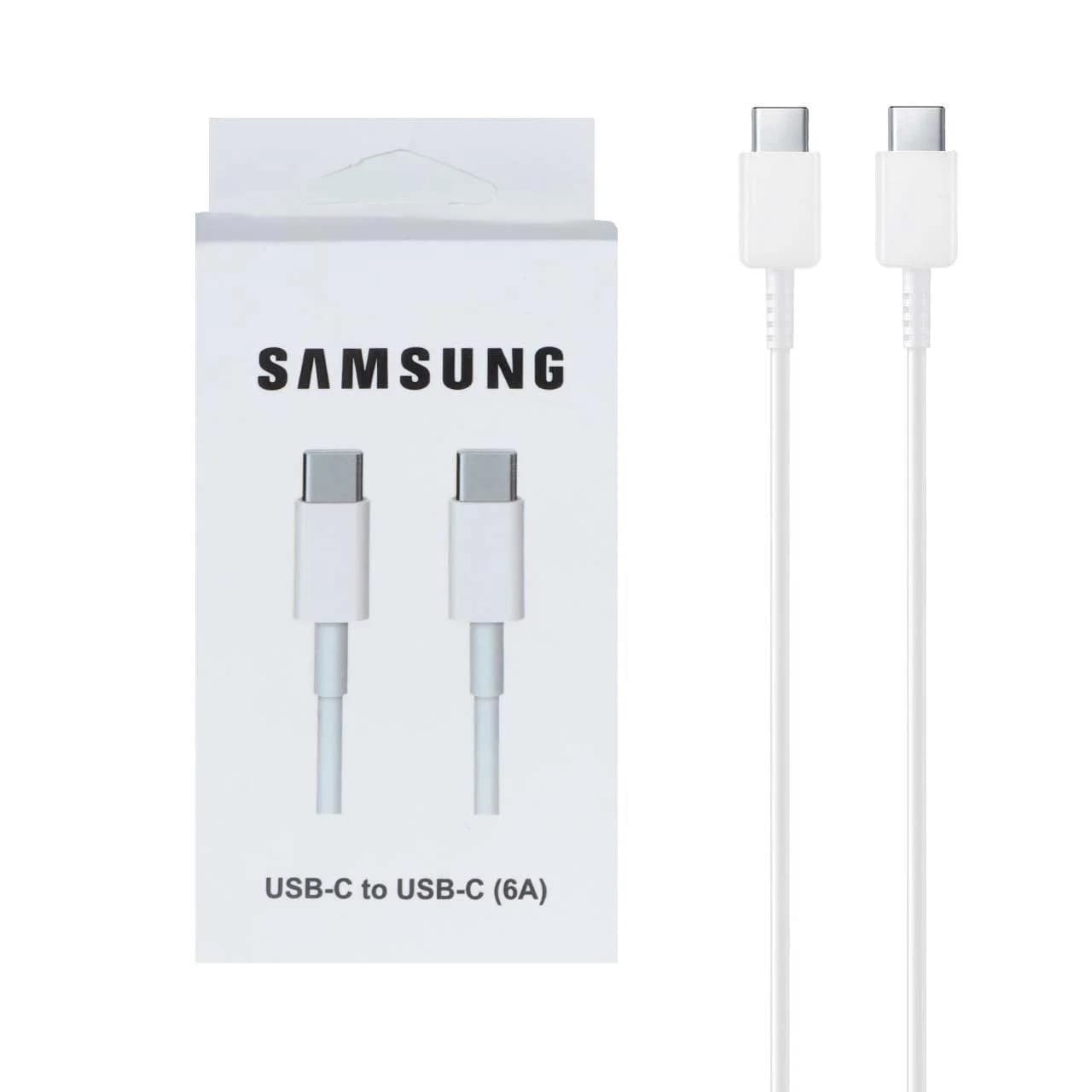 کابل شارژ فست Samsung Type-C To Type-C مدل EP-T2510 – سفید — تصویر ۲