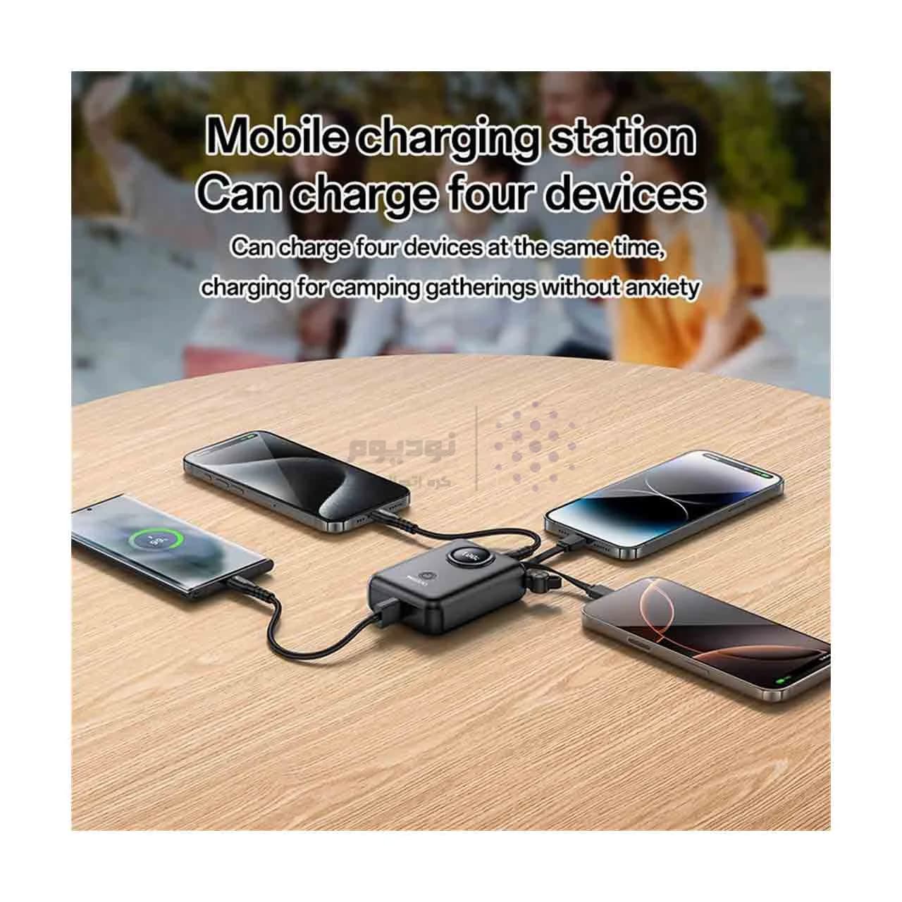 پاوربانک فست شارژ Yesido 10000mAh مدل YP64 22.5W – مشکی (گارانتی 12 ماه تعویض نیکان همراه) — تصویر ۷