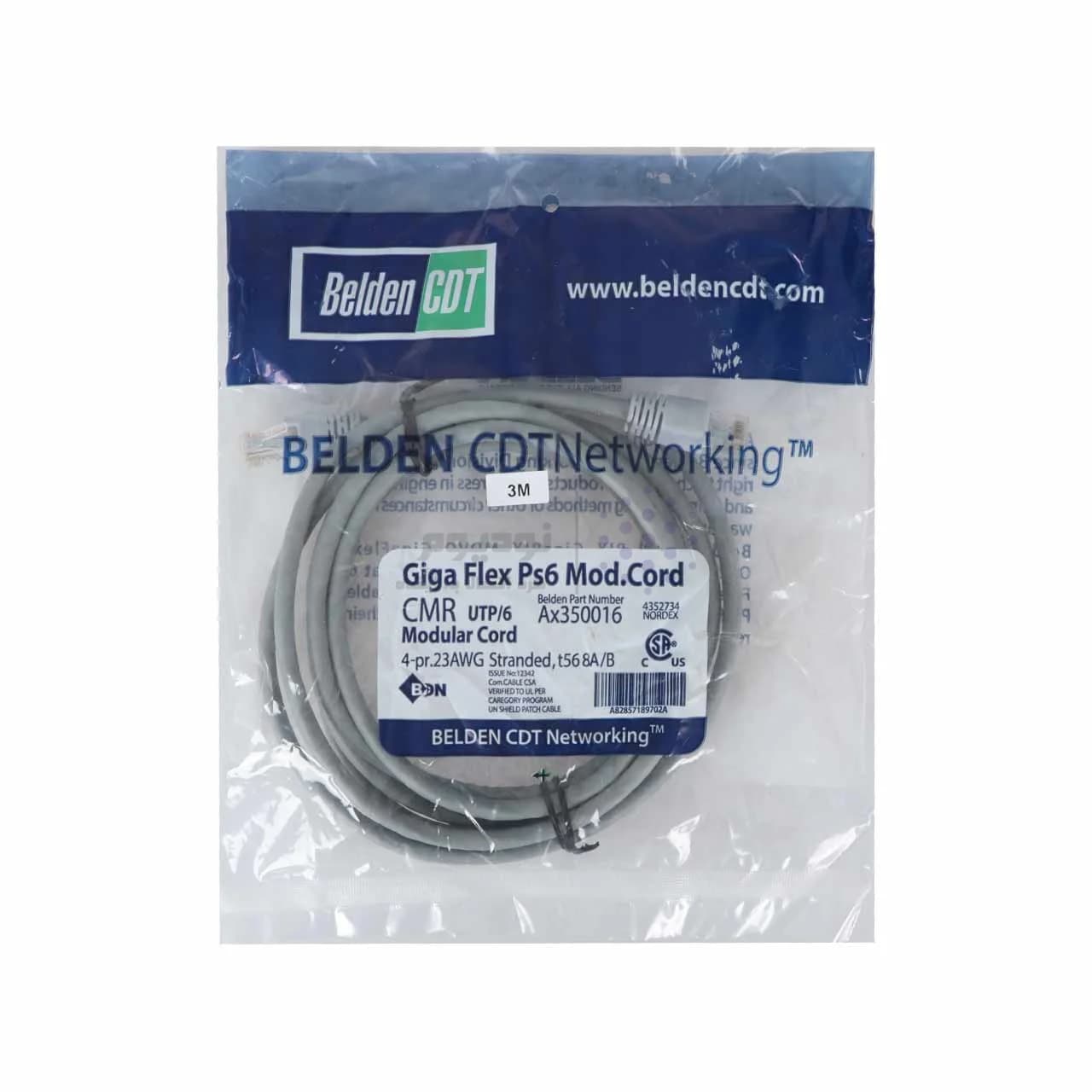 کابل شبکه 20 متری BELDEN مدل RYL – CAT6 — تصویر ۸