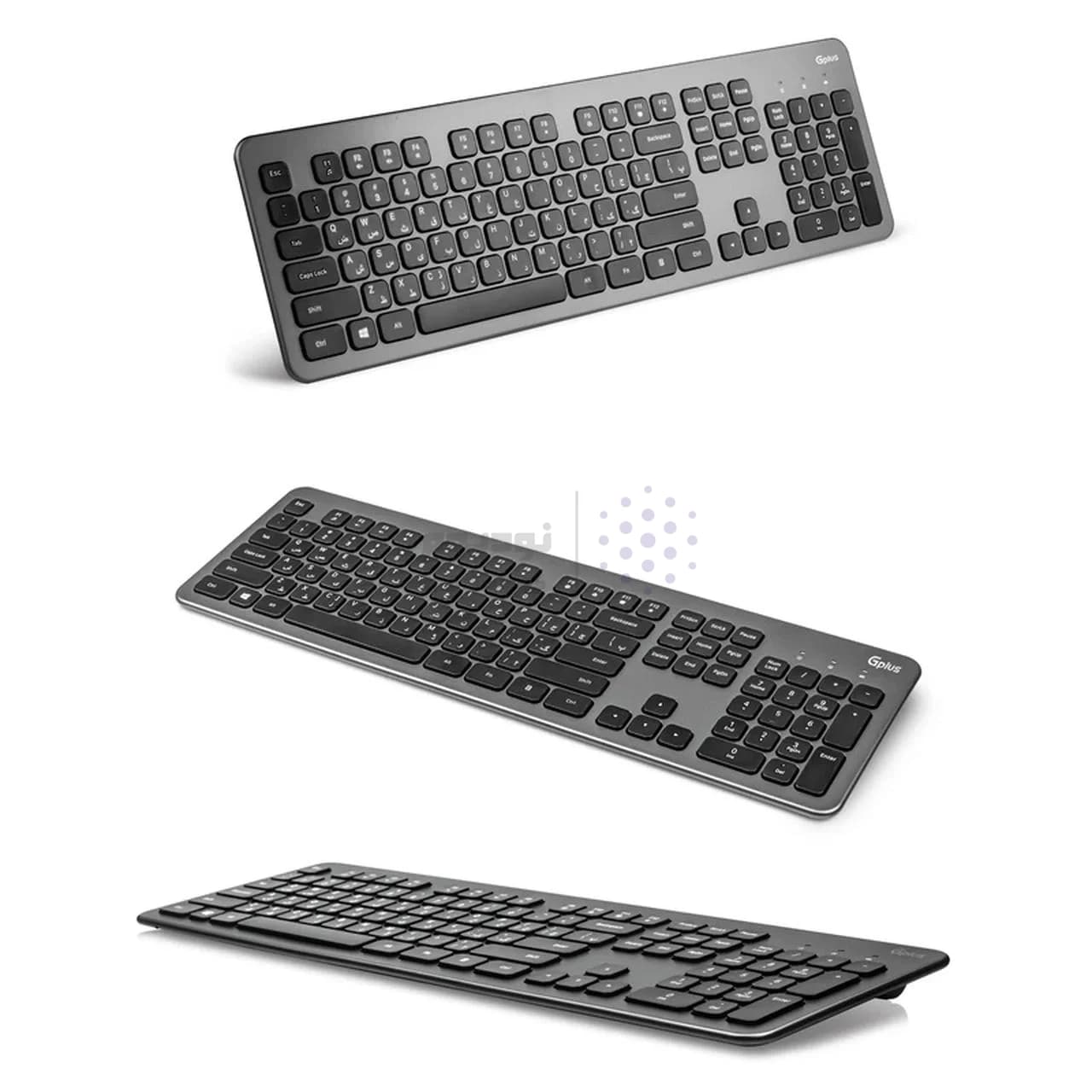 ماوس و کیبورد بی سیم Gplus مدل GMK-C360D – مشکی — تصویر ۶
