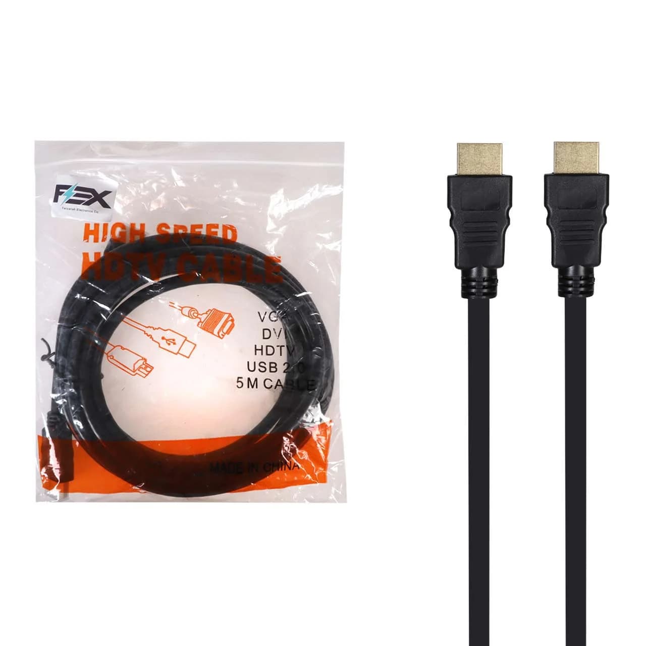 کابل 5 متری FEX HDMI – مشکی – RYL — تصویر ۲