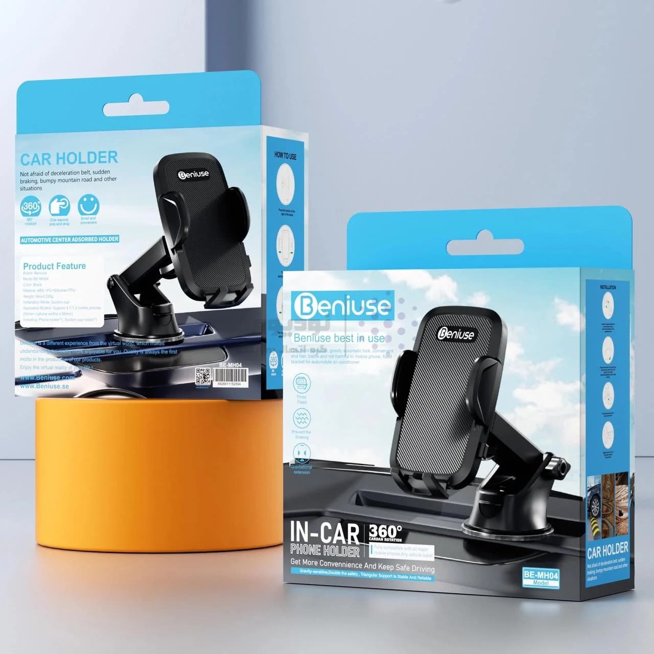 هولدر گوشی موبایل پایه دار Beniuse مدل BE-MH04 – مشکی — تصویر ۷