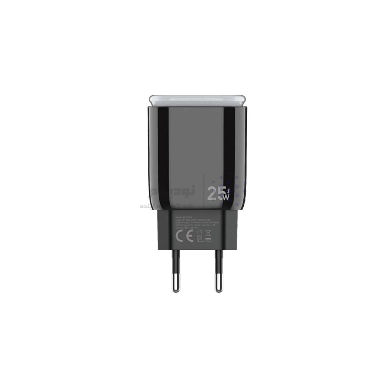 شارژر دیواری PD و فست دو پورت Beniuse مدل BE-CH04 25W – مشکی — تصویر ۵
