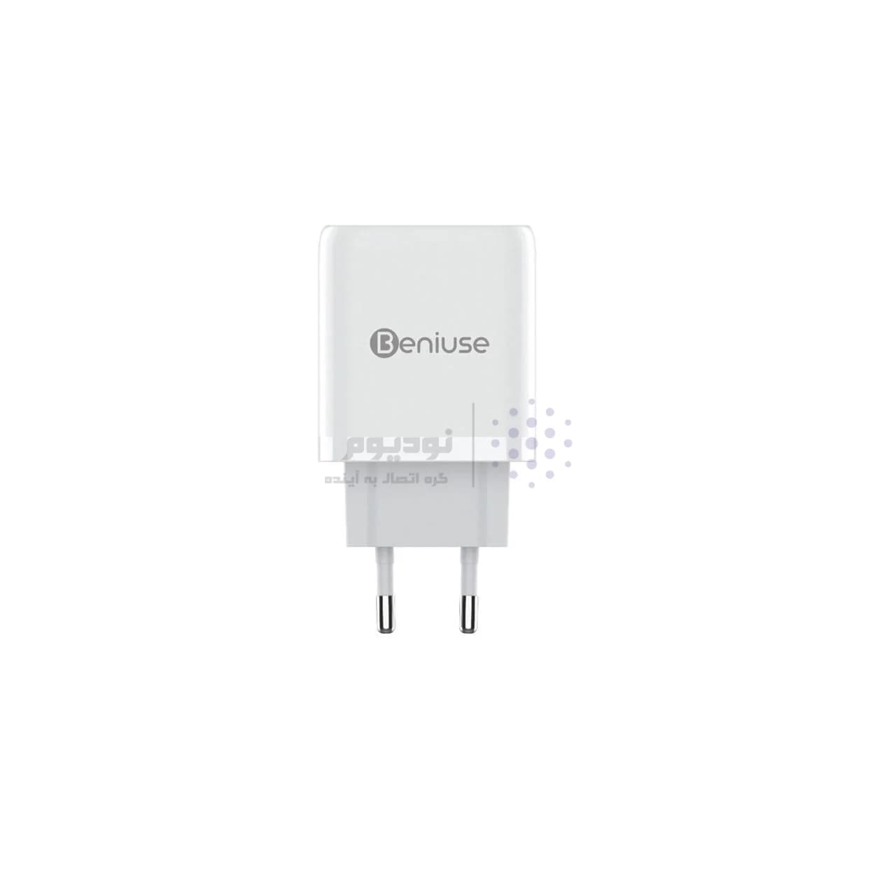 شارژر دیواری PD و فست تک پورت Beniuse مدل BE-CH05 40W – سفید — تصویر ۳