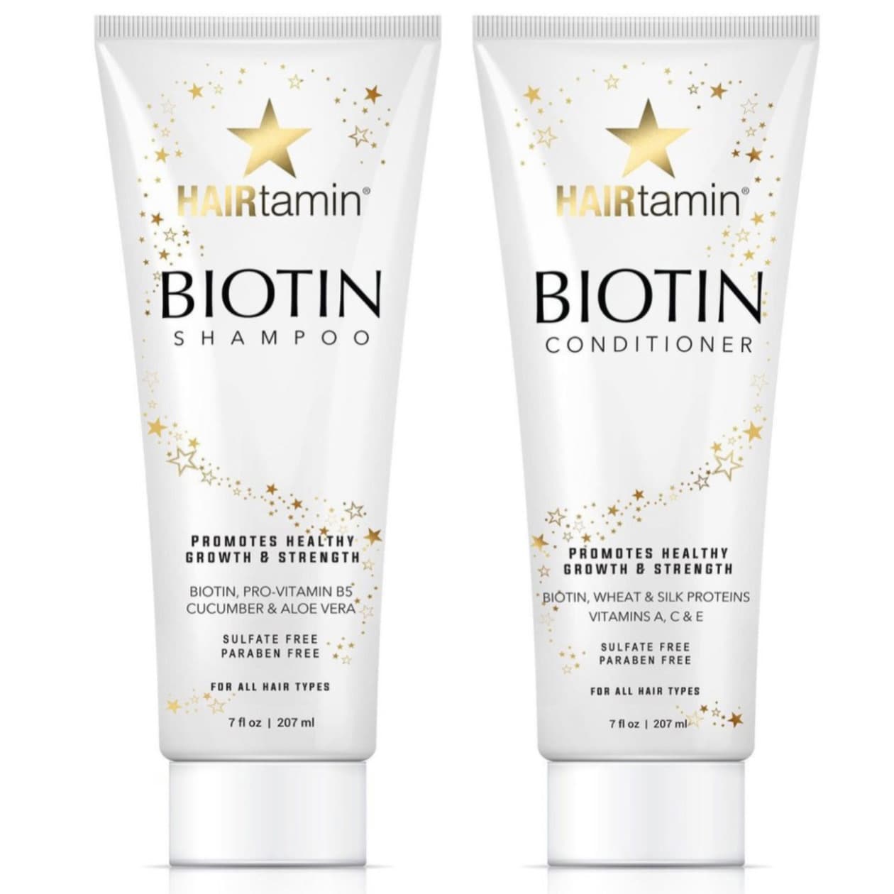 ست شامپو و نرم‌کننده بیوتین هیرتامین | Hairtamin Biotin Shampoo & Conditioner Set