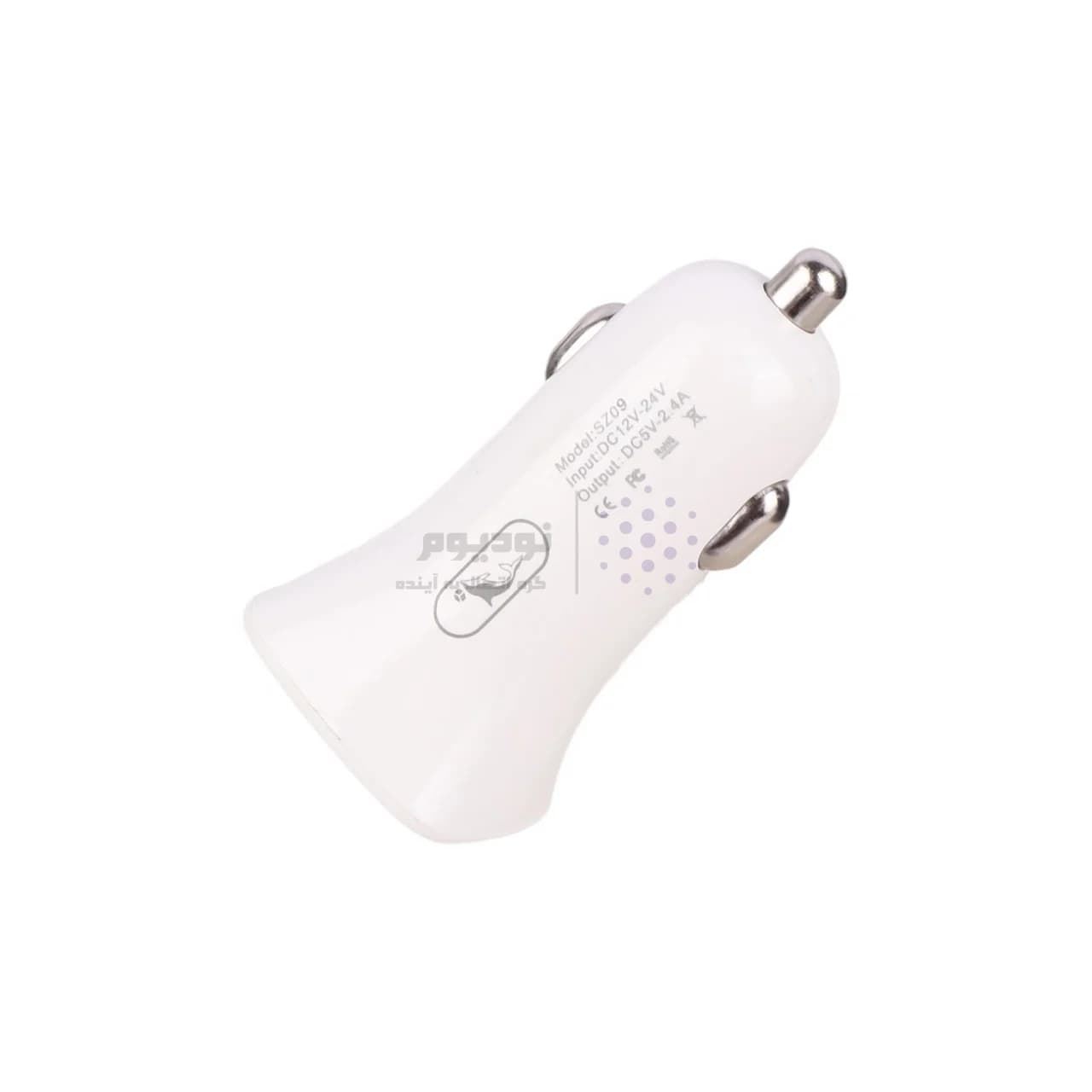 شارژر فندکی فست دو پورت SKYDOLPHIN مدل SZ09 15W – سفید – RYL — تصویر ۳