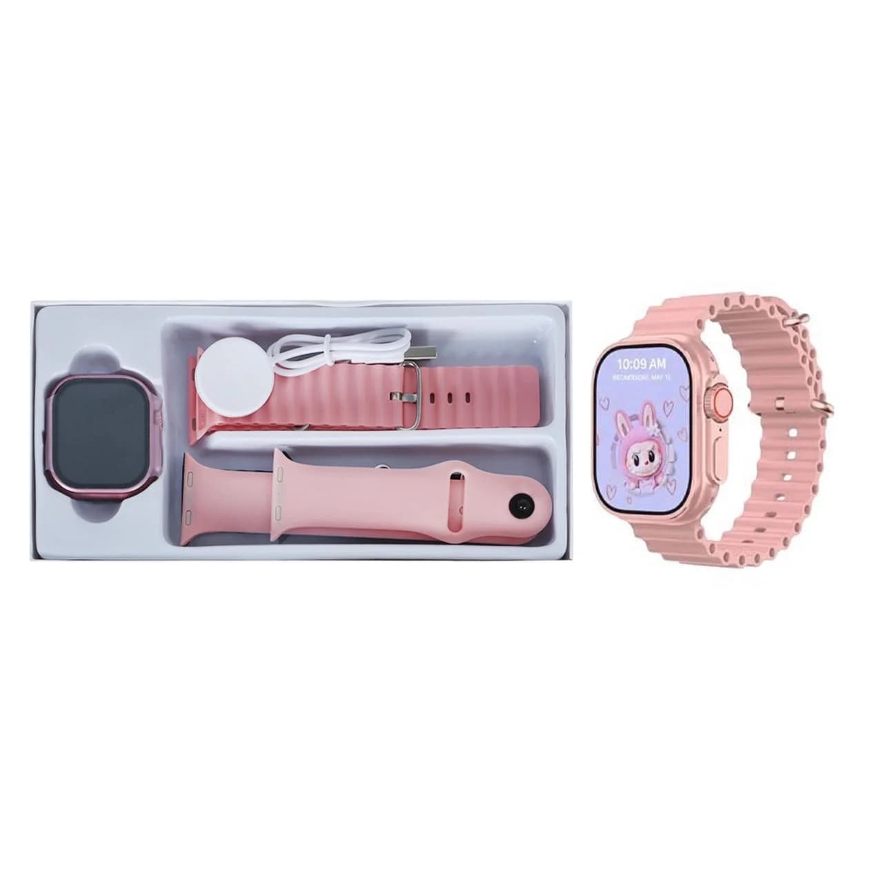 پک ساعت هوشمند KEQIWEAR مدل KW96 ULTRA – مشکی — تصویر ۱۰