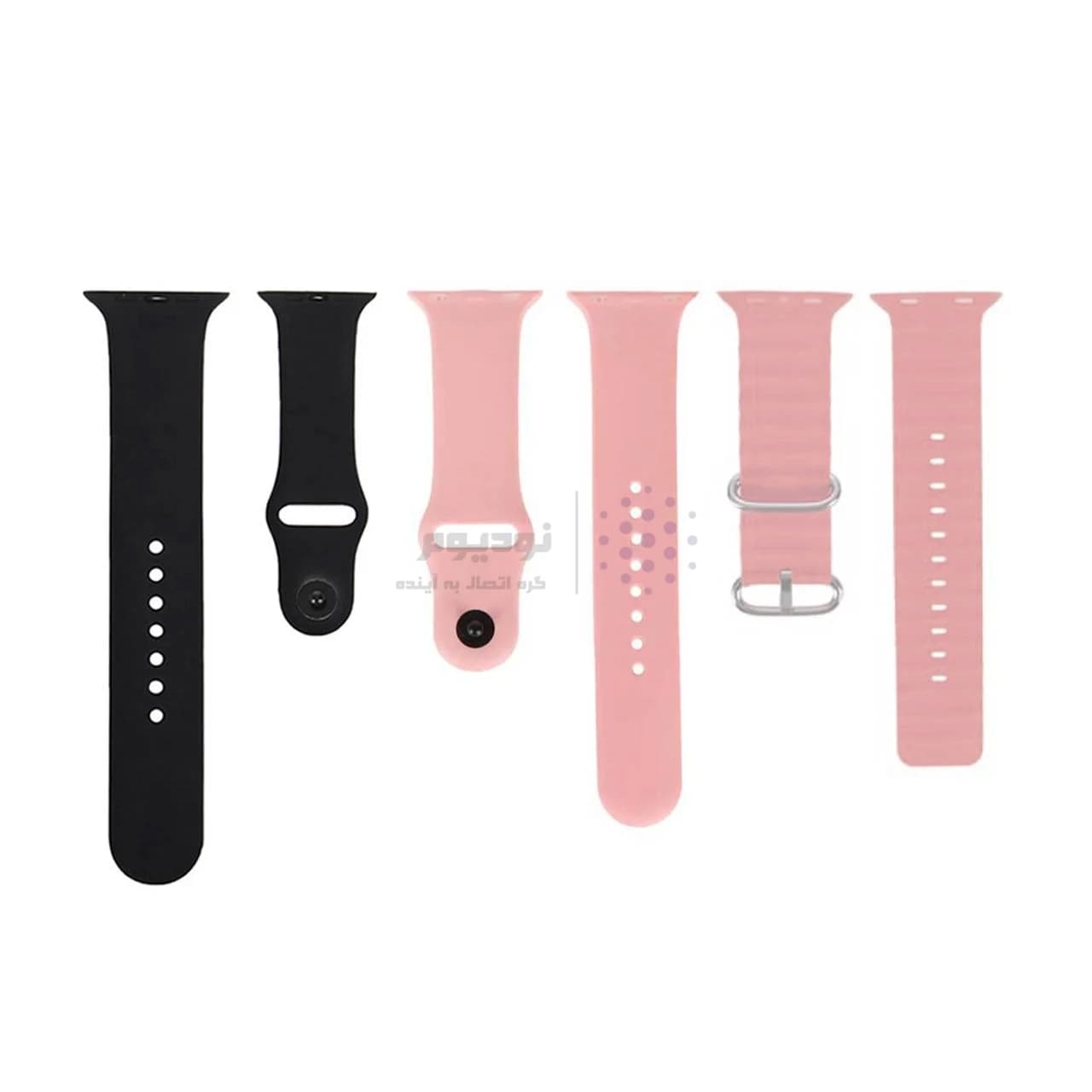پک ساعت هوشمند KEQIWEAR مدل KW96 ULTRA – مشکی — تصویر ۷