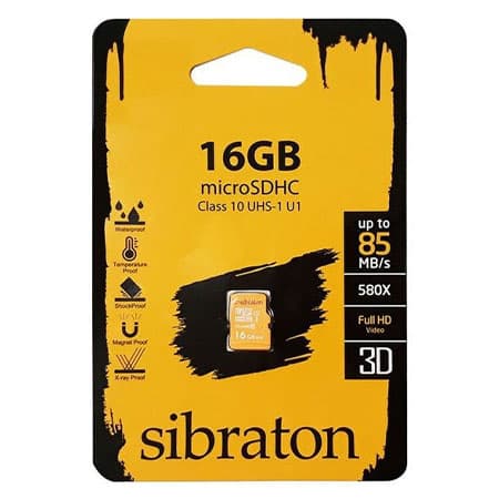 کارت حافظه microSD سیبراتون مدل Class 10 UHS-1 ظرفیت 16 گیگابایت