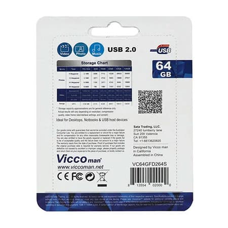 فلش مموری ویکومن مدل VC264 G ظرفیت 32 گیگابایت — تصویر ۷