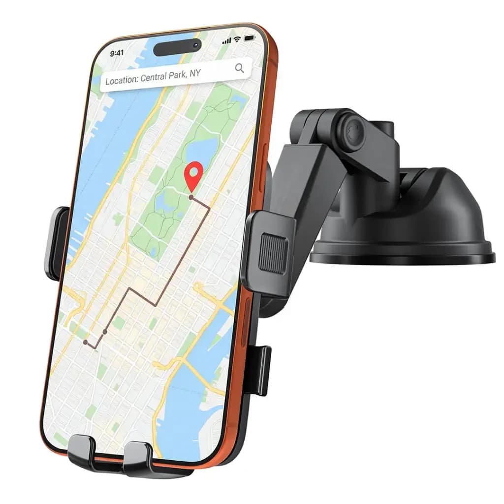 پایه نگهدارنده گوشی پرودو بلک مدل Porodo Blue Car Phone Holder Multi-Surface Mounting – Black — تصویر ۷