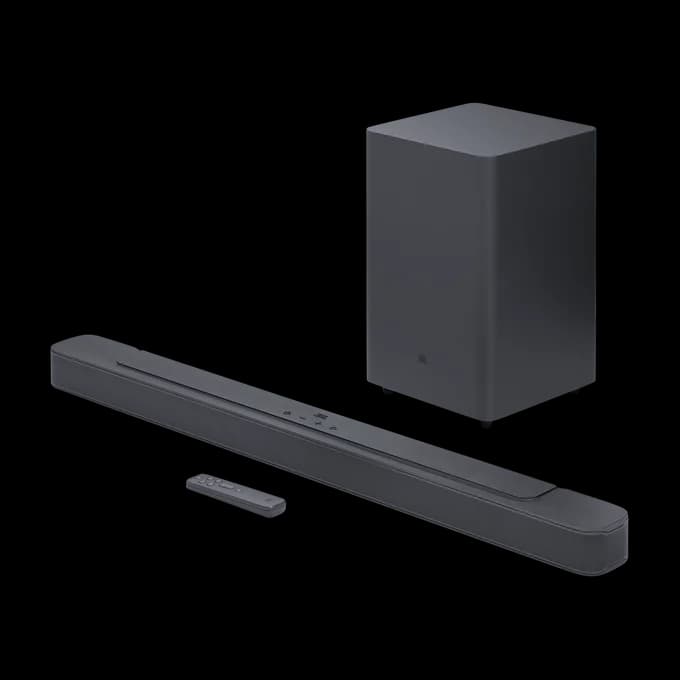 ساندبار سینمای خانگی جی‌بی‌ال مدل JBL Bar 2.1 Deep Bass MK2 (2.1 Channel Soundbar with Wireless Subwoofer)
