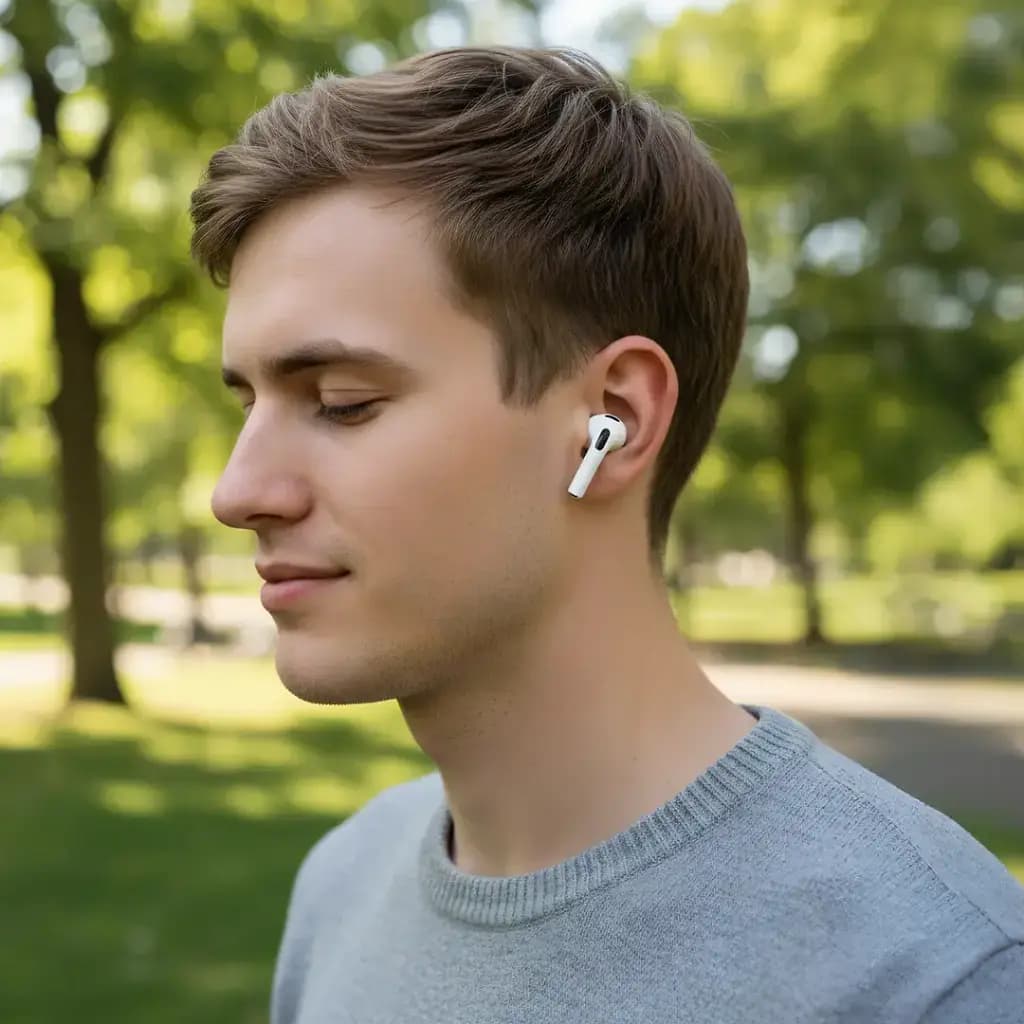 هندزفری بی‌سیم پرودو لايف استايل مدل Porodo Soundtec ANC True Wireless Earbuds Pro III – White — تصویر ۸