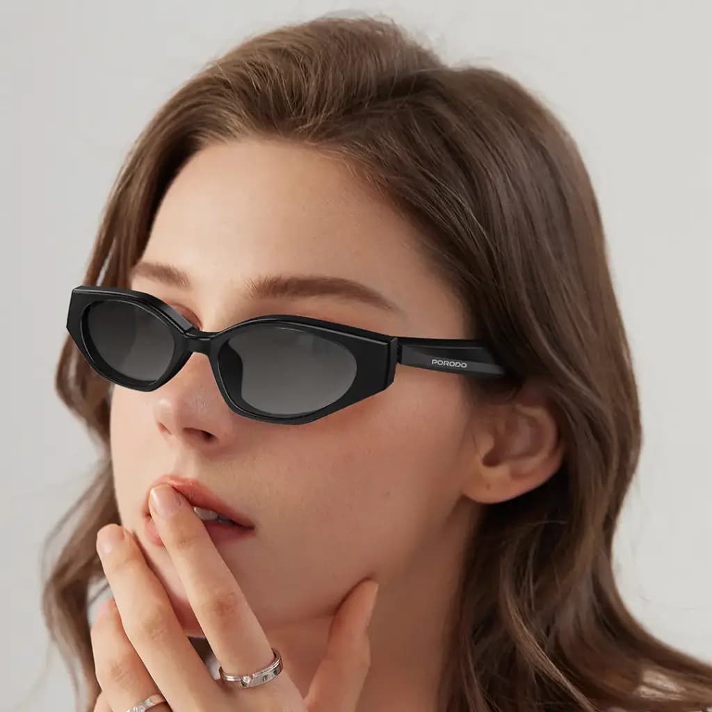 عینک آفتابی هوشمند پرودو لايف استايل مدل Porodo Lifestyle Tivora Audio Smart Sunglasses – Black — تصویر ۷