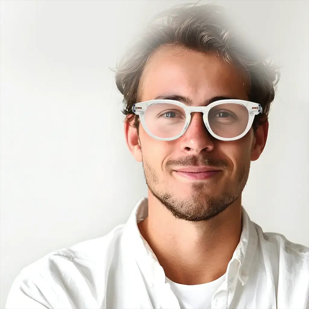 عینک ضد نور آبی پرودو لايف استايل مدل Porodo Lifestyle San Marino Anti-Blue Light Glasses – Transparent — تصویر ۳