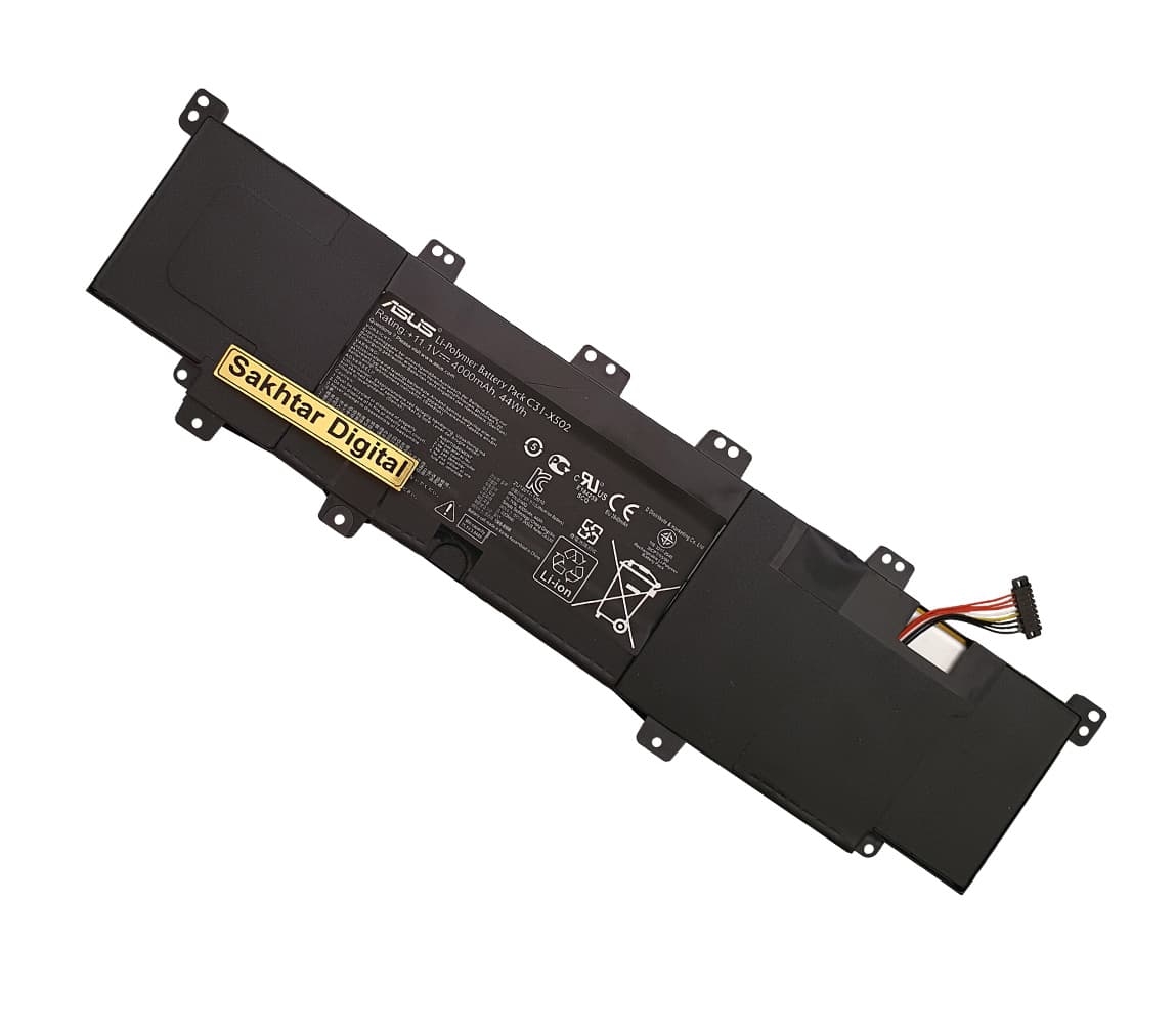 باتری اورجینال لپ تاپ ایسوس Asus X502 / PU500