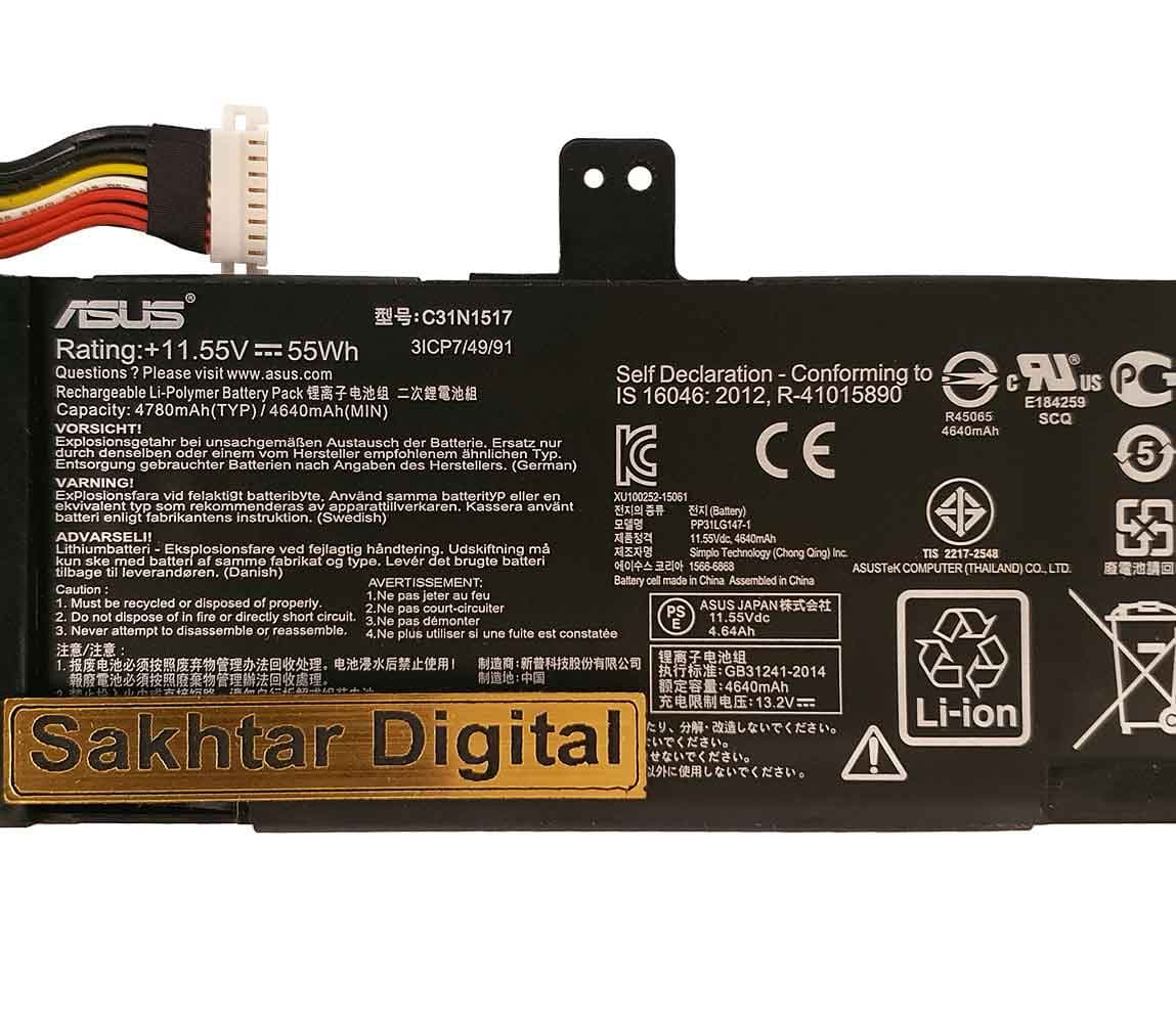 باتری اورجینال لپ تاپ ایسوس Asus TP301 / Q304UA — تصویر ۹