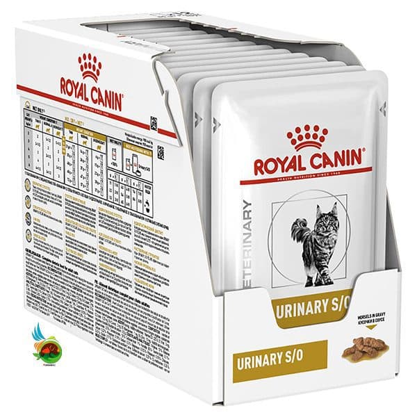 پوچ گربه یورینری اس او رویال کنین Royal Canin Urinary s/o پک 12 عددی