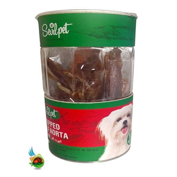 تشویقی آئورت گاو سویل پت مخصوص سگ Sevilpet Dog Treat وزن ۷۰ گرم