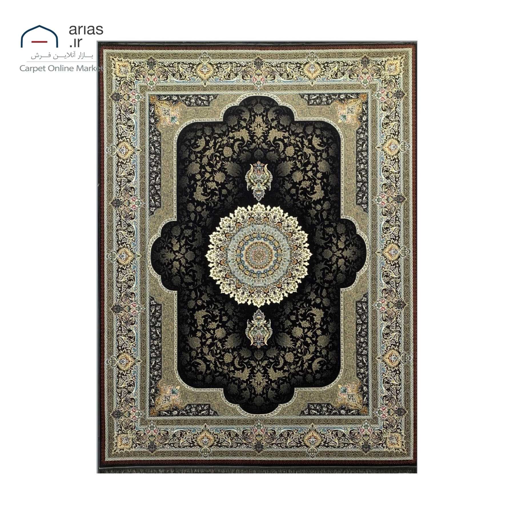 فرش ماشینی کلاسیک آریاس 700 شانه کد M04048