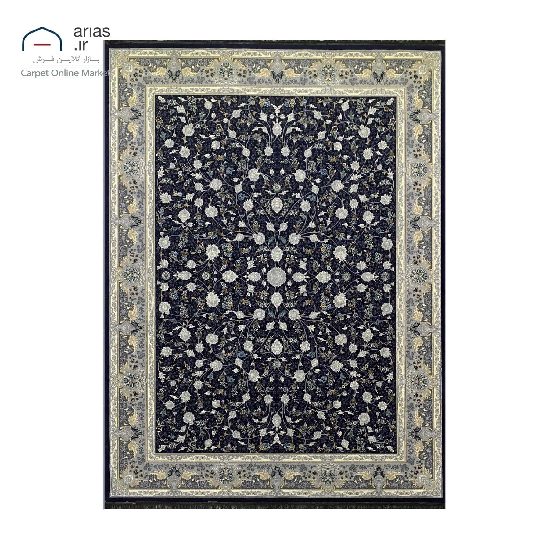 فرش ماشینی کلاسیک آریاس 700 شانه کد M04028
