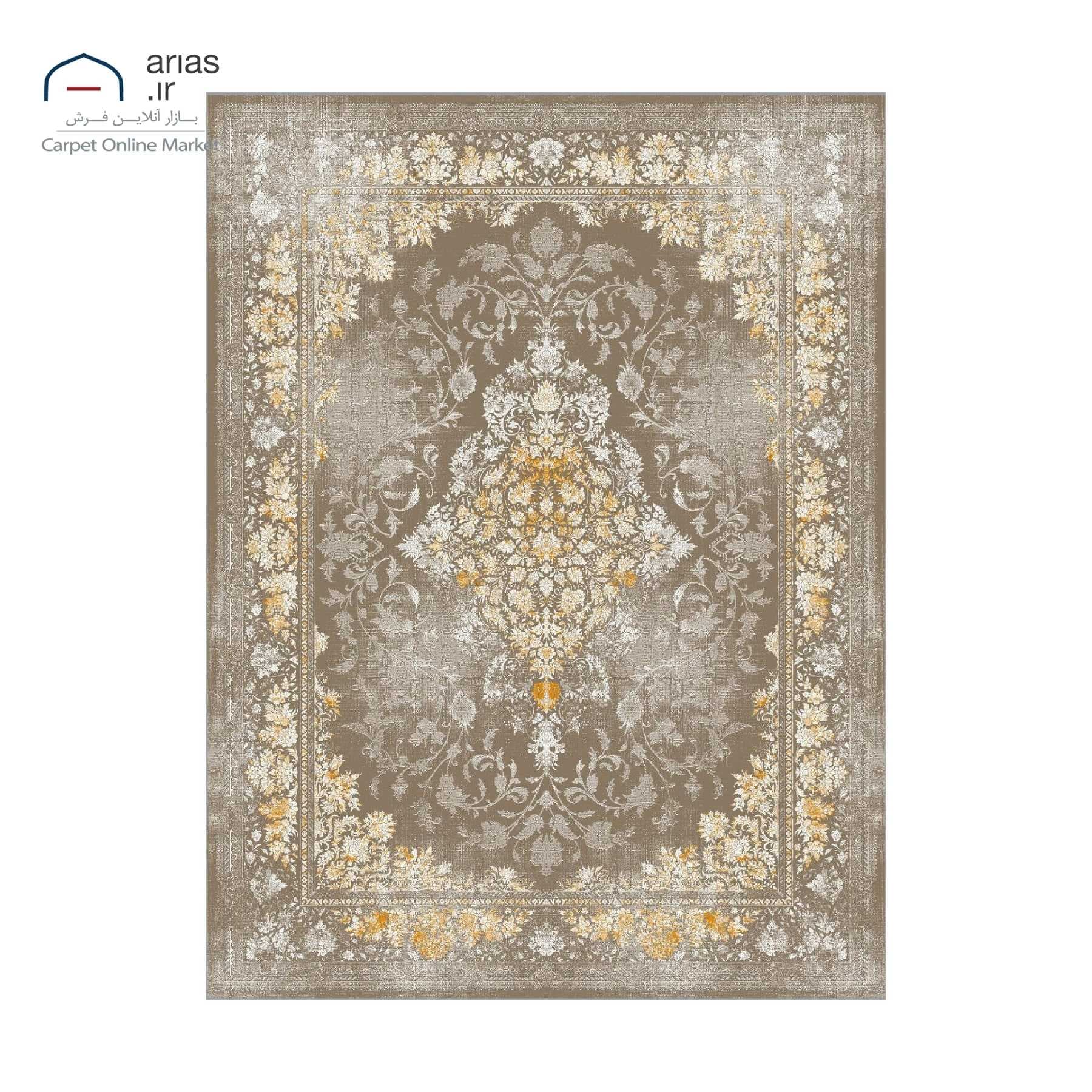 فرش ماشینی کلاسیک آریاس 700 شانه کد M04023