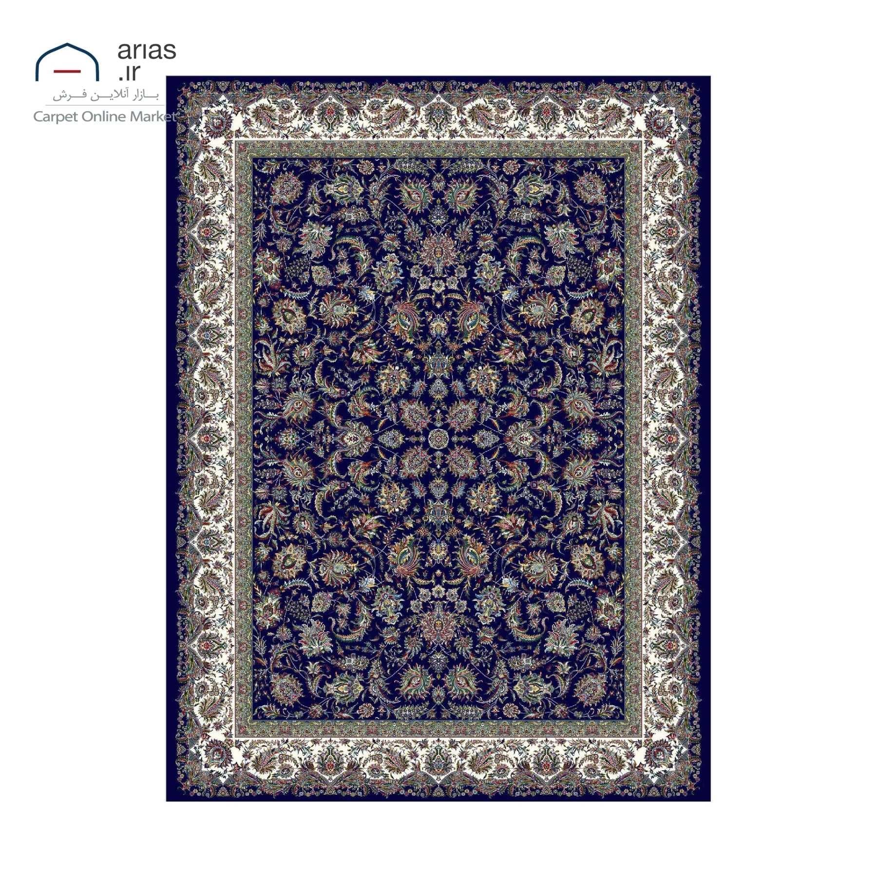 فرش ماشینی کلاسیک آریاس 700 شانه کد M04018