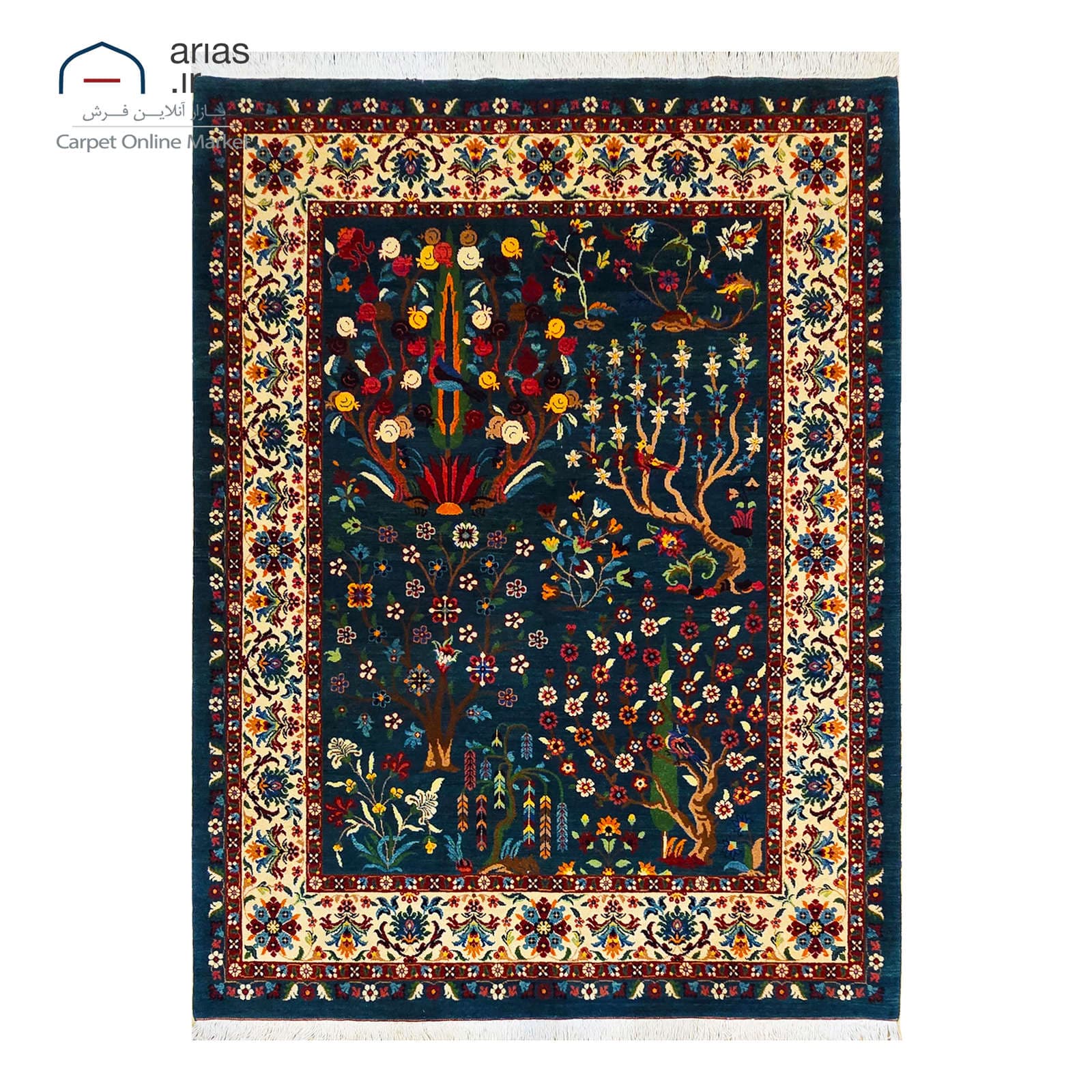 فرش دستباف 3 متری قشقایی کد D14150A