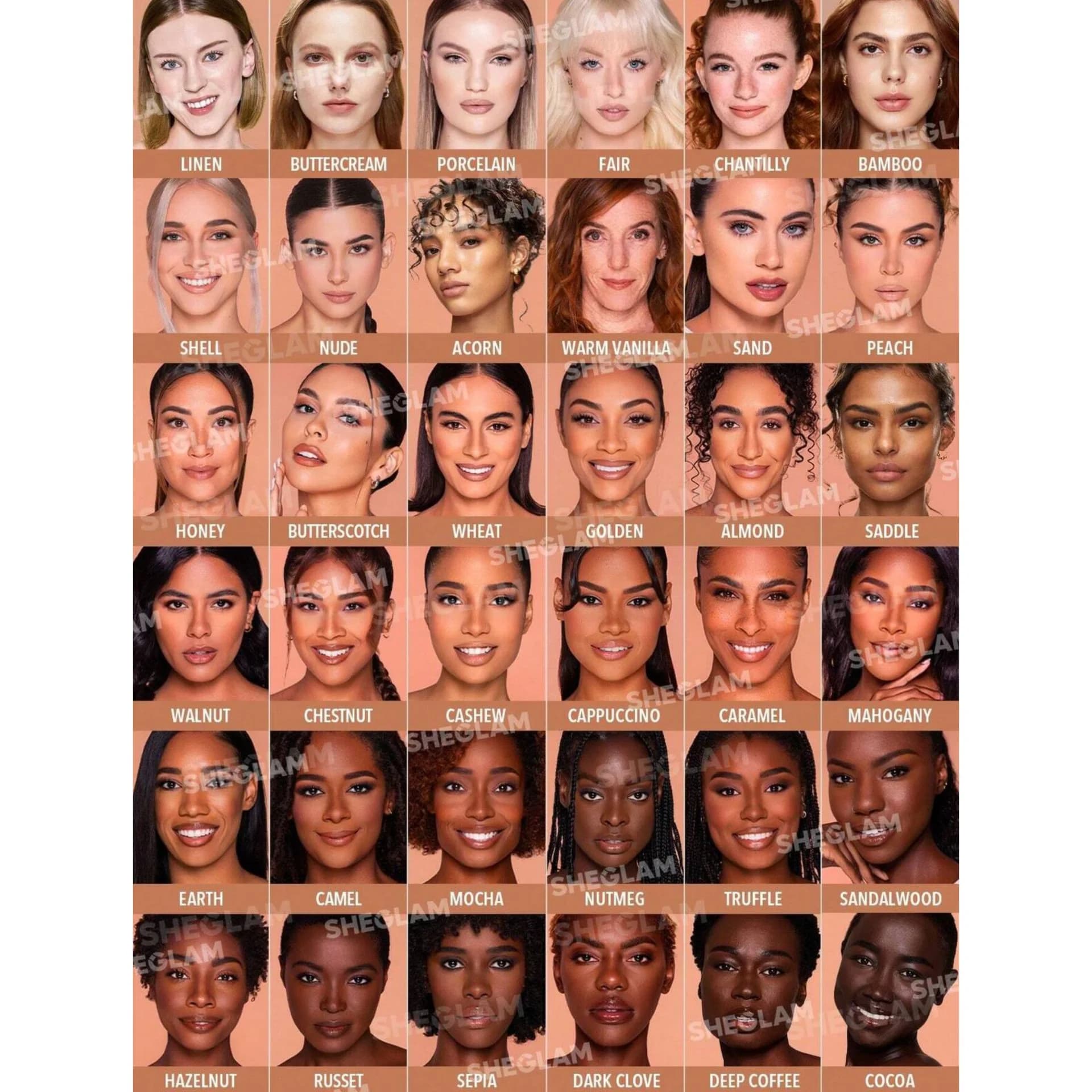 کرم پودر مات شیگلم مدل Sheglam Complexion Pro — تصویر ۶