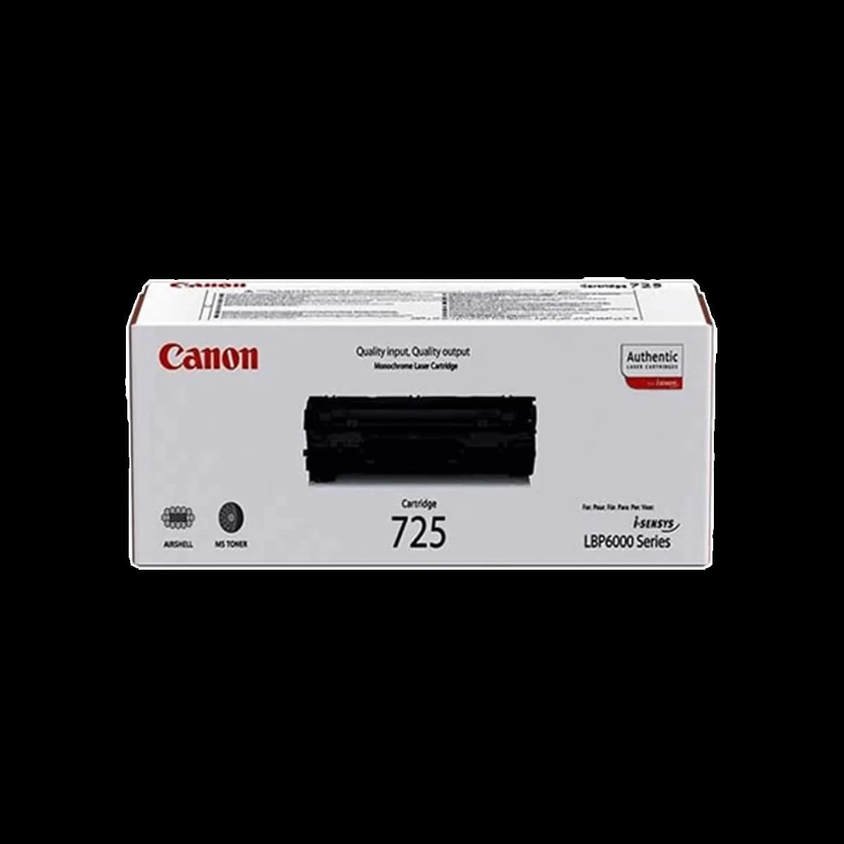 کارتریج Canon 725 کانن طرح اصلی