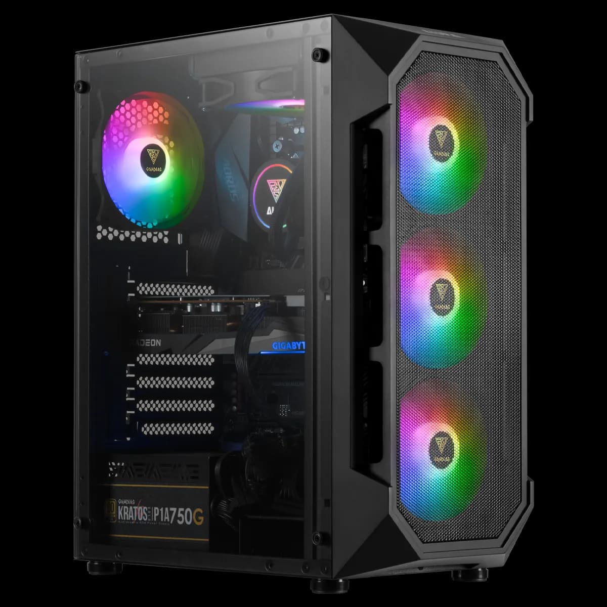کیس کامپیوتر گیم دیاس مدل GAMDIAS AURA GC1 ELITE ARGB