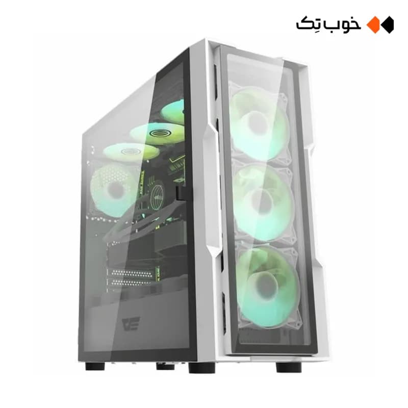 کیس کامپیوتر دارک فلش مدل DarkFlash DK431 Glass — تصویر ۱۰